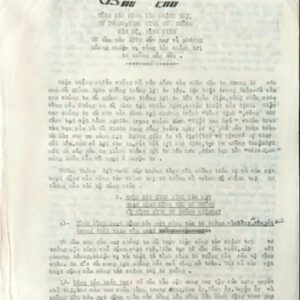 Báo cáo tổng kết công tác chính trị, tư tưởng, tình hình tư tưởng cán bộ , Đảng viên Từ năm 1972 đến nay và phương hướng nhiệm vụ công tác chính trị sắp đến